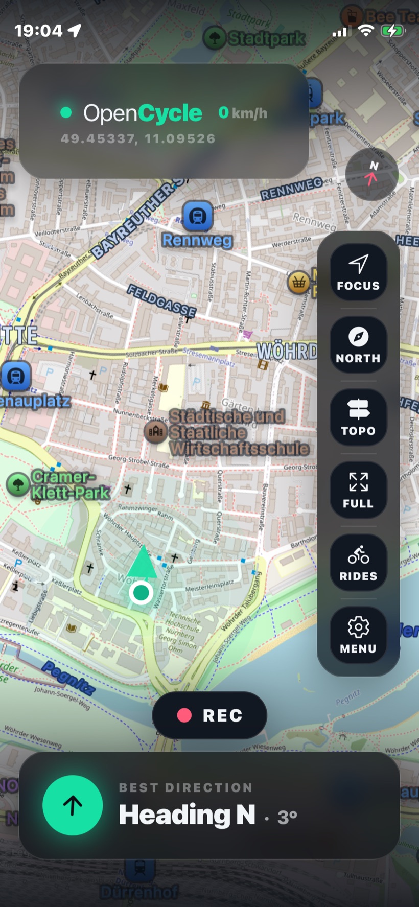 OpenCycle screenshot